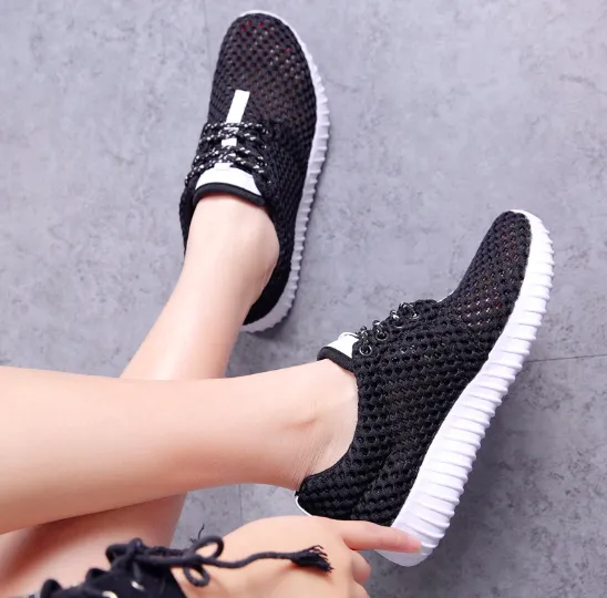 Breathable and comfortable sneakers for spring Black - Shop at LoveMi