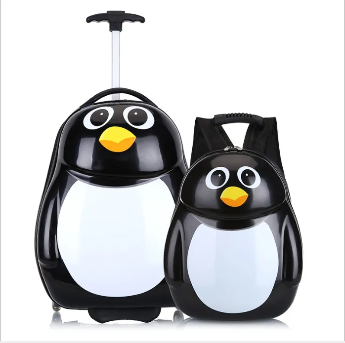 Trolley School Bag - Penguin