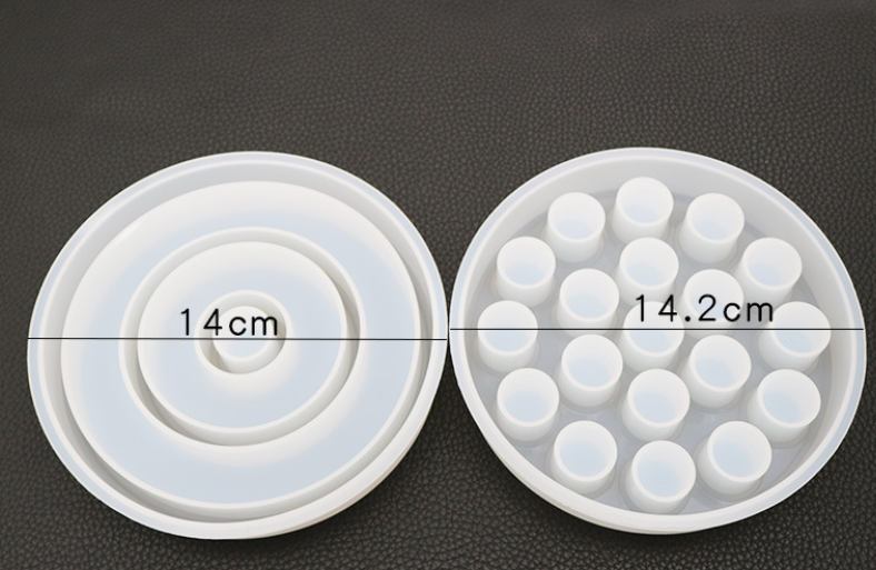 Title 3, Circular Makeup Organizer Silicone Mold