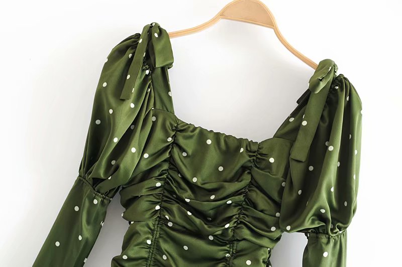 Polka dot long sleeve fairy dress