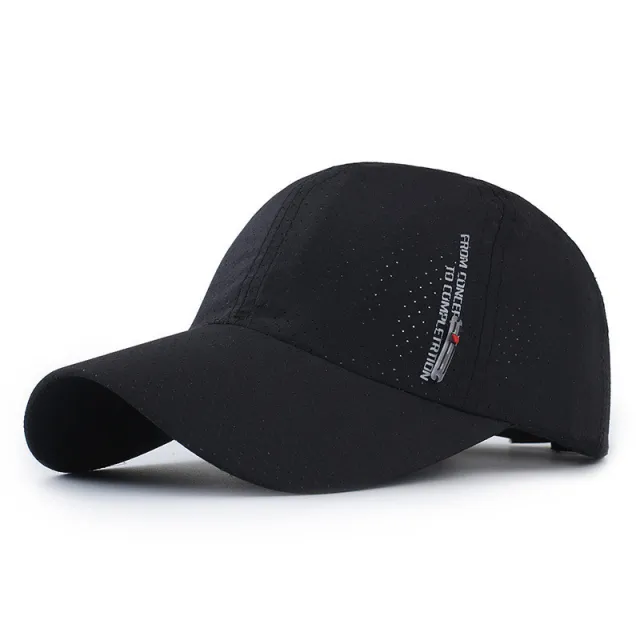 Spring Sun Baseball Cap Men's Peaked Cap Black - Shop at LoveMi