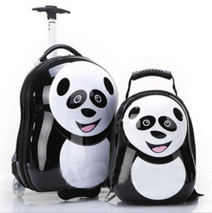 Trolley School Bag - Panda