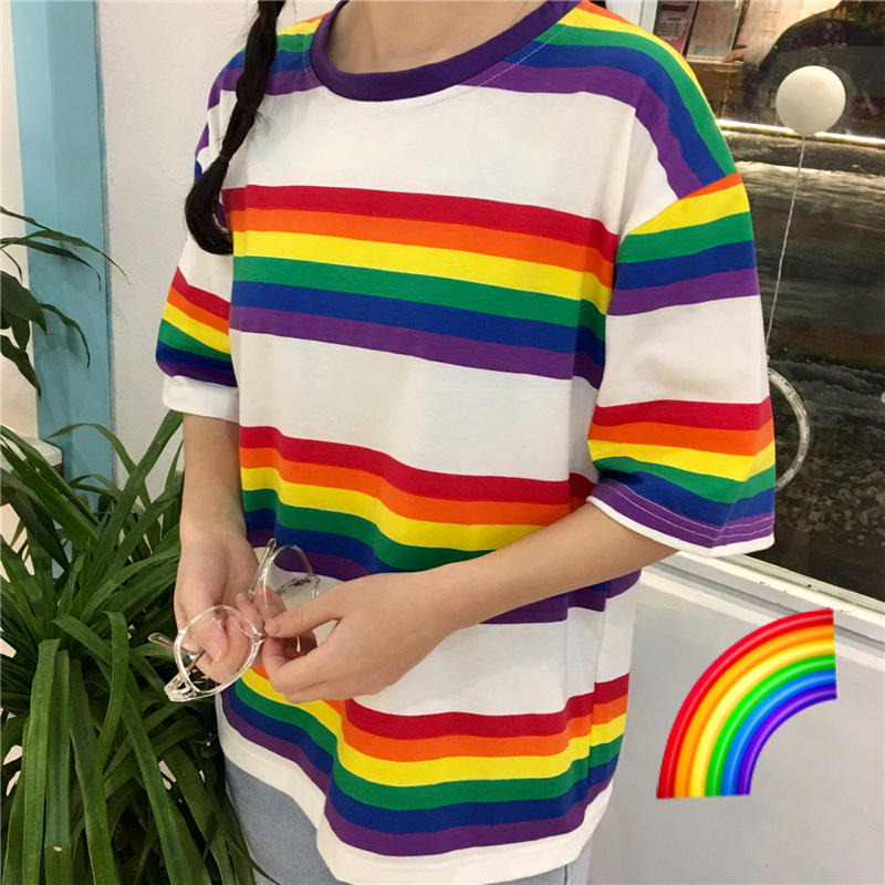 Rainbow short sleeve t-shirt