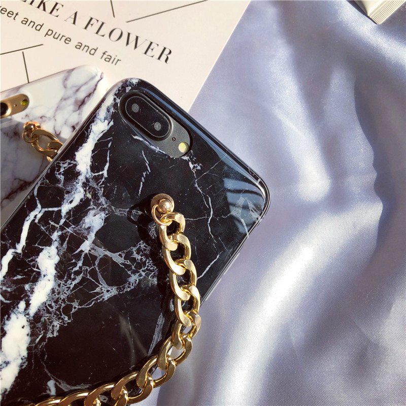 Pearl chain marble phone case - Image 2