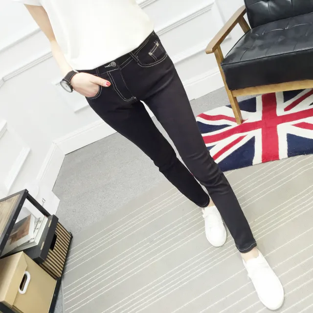 Slim fit mid rise jeans White Line - Shop at LoveMi