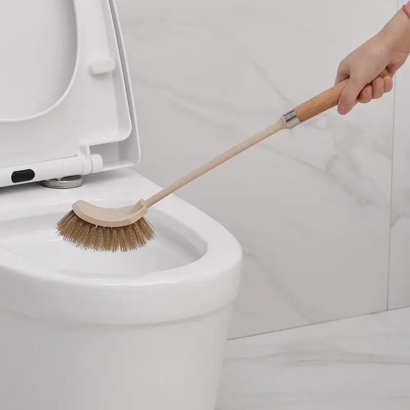 Wooden Household Handle Toilet Brush Cleaning Tools