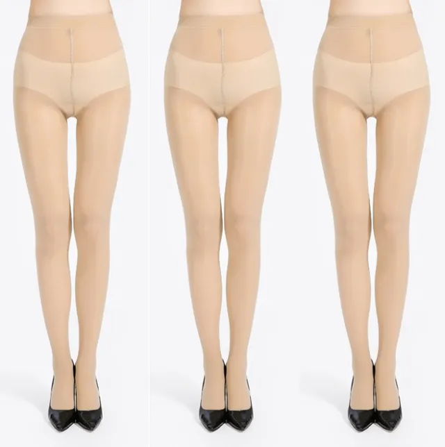 Sexy High Elastic Belly Mask Horse Oil Socks Steel Stockings 3Pcs Nude - Shop at LoveMi