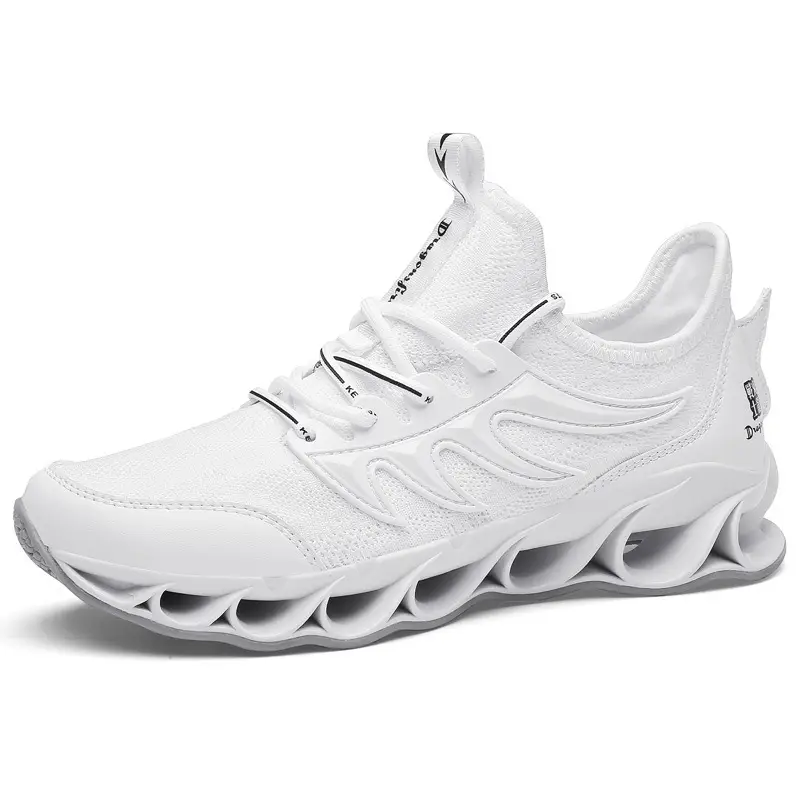Shock-absorbing running shoes