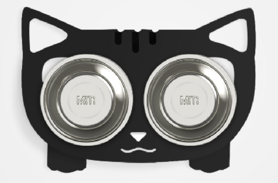 Anti falling Cat Dog Feeding Water Bowl Black - Shop at LoveMi