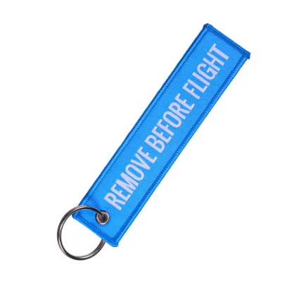 Aviation gift woven keychain - Blue