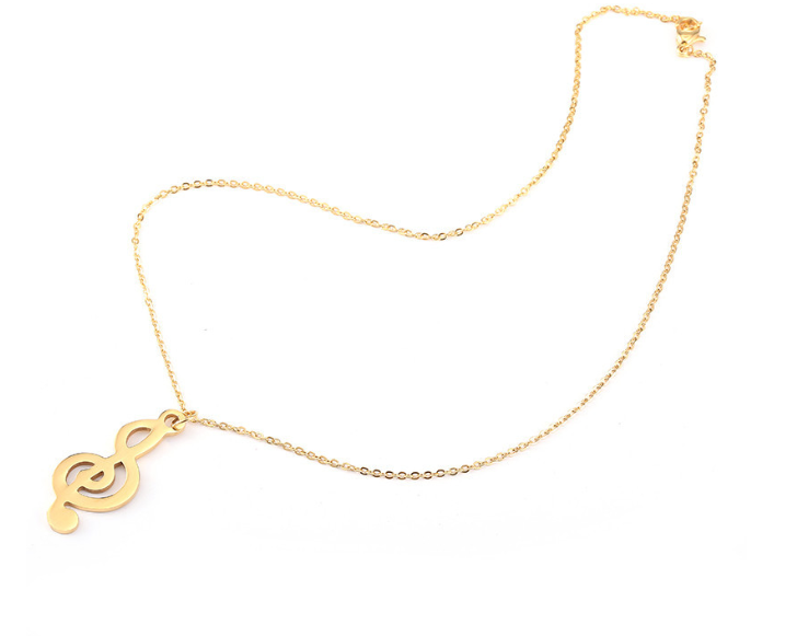 Fashion stainless steel sweater necklace