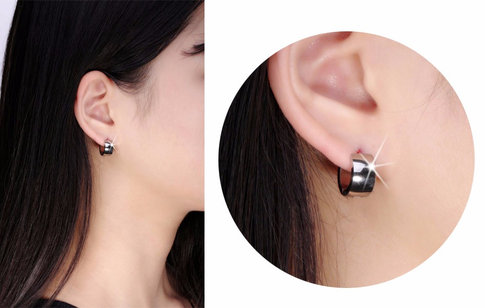 Stainless Steel Stud Earrings Fashion