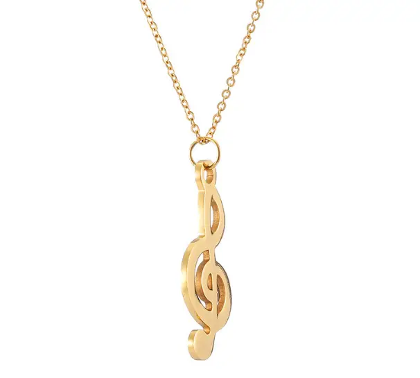 Fashion stainless steel sweater necklace