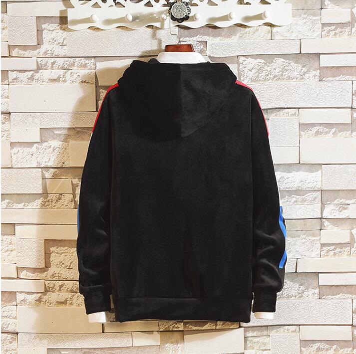 Men's Gold Velvet Two-Piece Sportswear