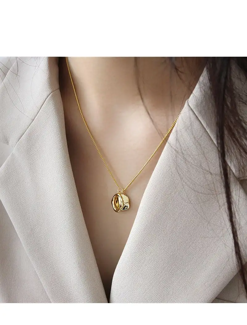 Sterling Silver Choker Korean Style Woman