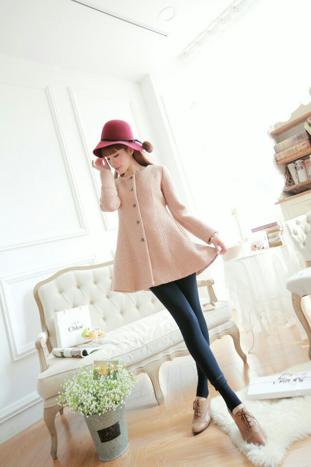 Beautiful legs plus velvet thick one-piece pants