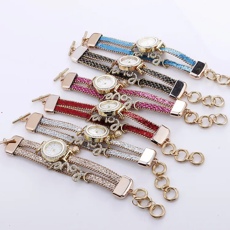 Bracelet watch sequin