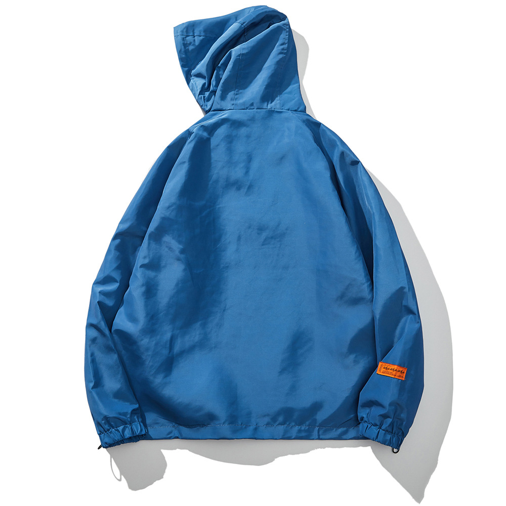 Men's Contrast Hooded Jacket