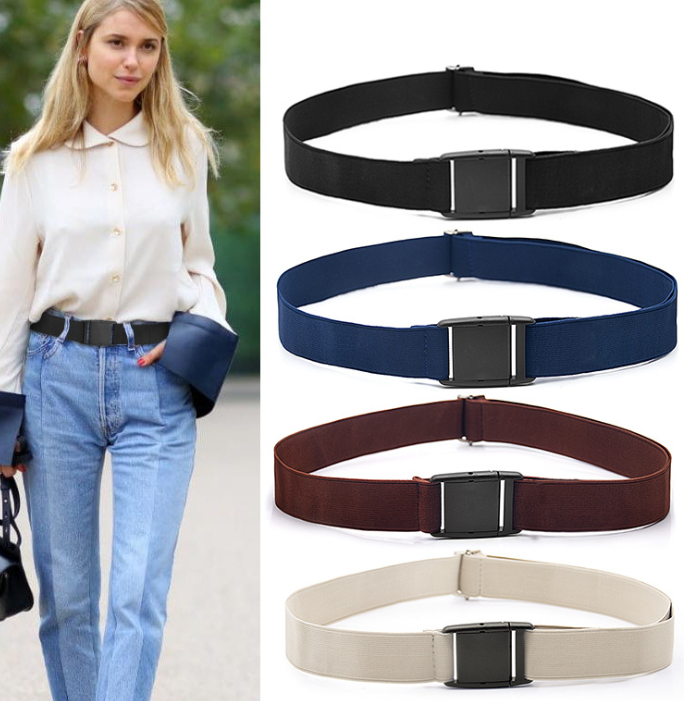Buckle-free stretch elastic invisible belt