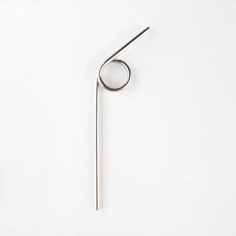 Stainless steel straw - Steel Color