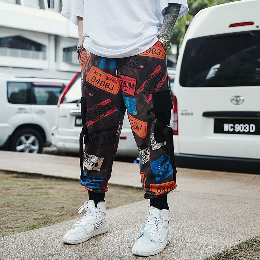 Men's Fashion And Comfort Graffiti Hip-hop Casual Pants