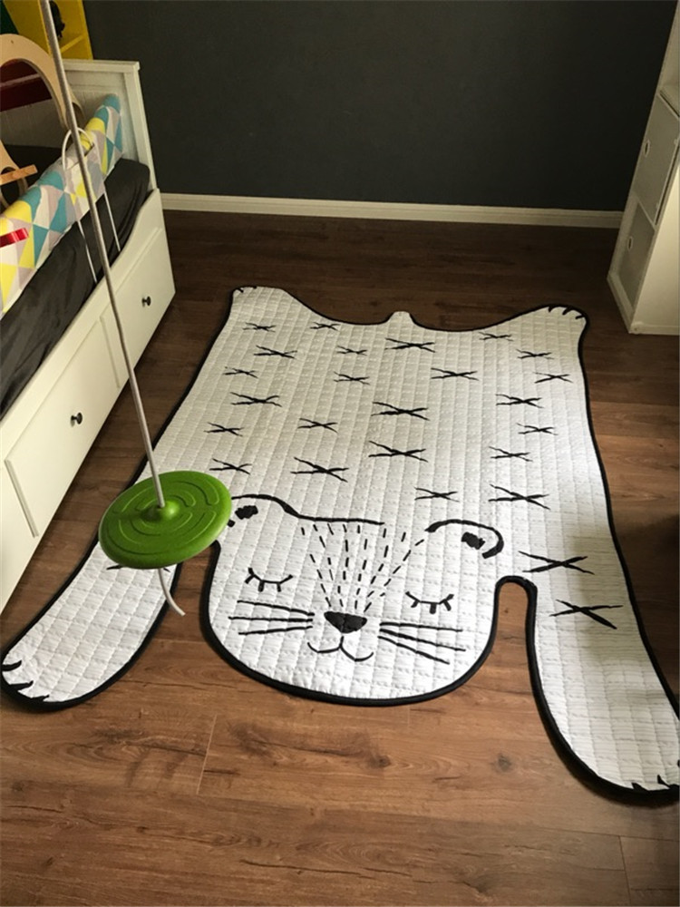 Toys Baby Play Mat Kids Carpet White Tiger Plush Rugs For Liveing Room Decoration Floor Mats Developing Mat For Children — foto 3