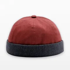 Crimson sailor hat - Red - View 1