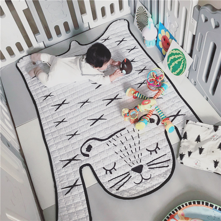 Toys Baby Play Mat Kids Carpet White Tiger Plush Rugs For Liveing Room Decoration Floor Mats Developing Mat For Children — foto 4