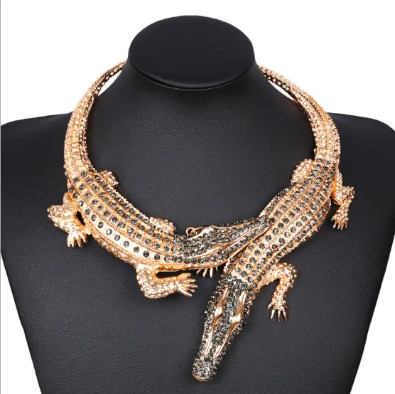 Exaggerated female necklace crystal clavicle chain nkn74 necklace