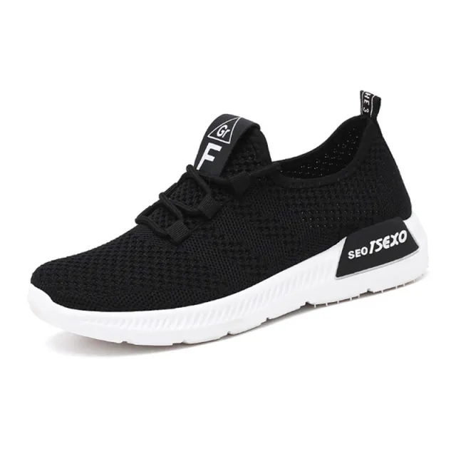 Mesh breathable casual shoes Black - Shop at LoveMi