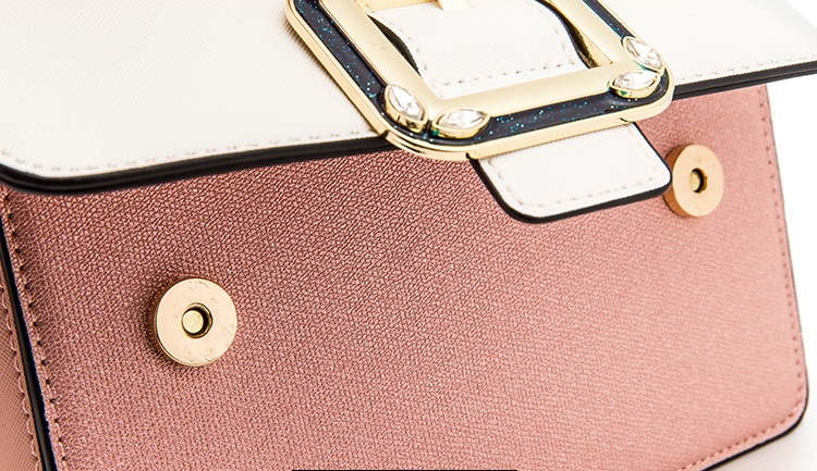 Chain small square bag diamond lock handbag