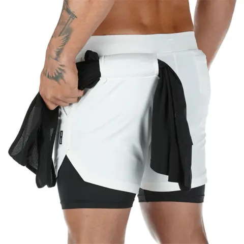Summer Running Shorts Men 2 in 1 Sports