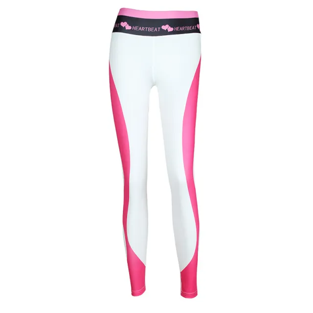 Print patchwork yoga leggings White - Shop at LoveMi