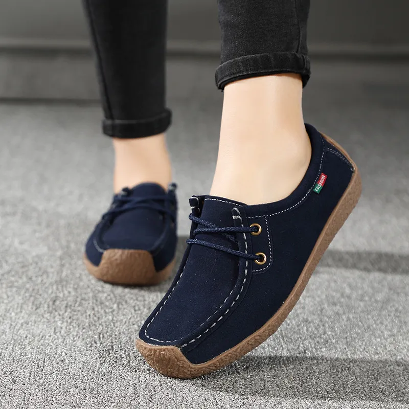 Mom casual shoes pregnant women flat shoes - Sapphire-40