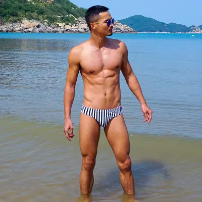 Men's Low Waist Sexy Swim Shorts