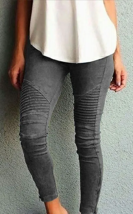 Women's Fashion and Casual Skinny Pants Grey - Shop at LoveMi