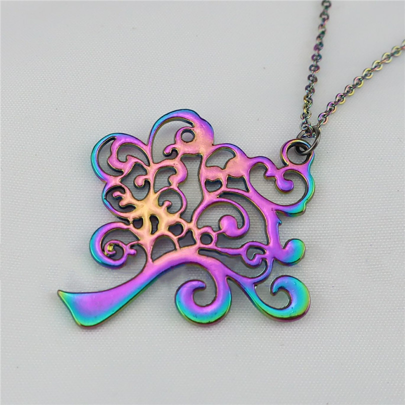 Lucky tree pendant necklace
