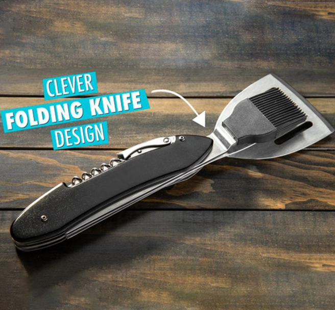 5-In-1 BBQ Grilling Multi Tool Barbecue Grill Accessories — foto 4