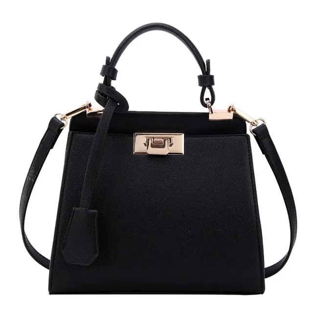 Large capacity simple shoulder bag Black - Shop at LoveMi