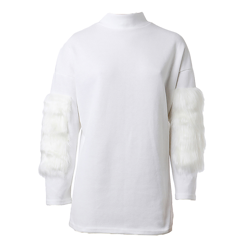 Turtleneck mid-length knitted cardigan