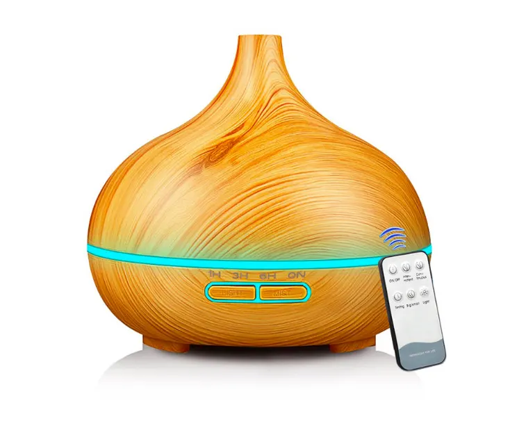 Creative Home Appliance Full Wood Grain Remote Control Aromatherapy