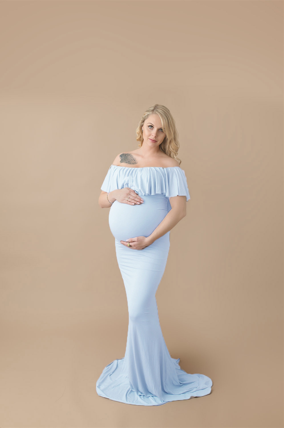 Slip-neck lotus leaf trailing