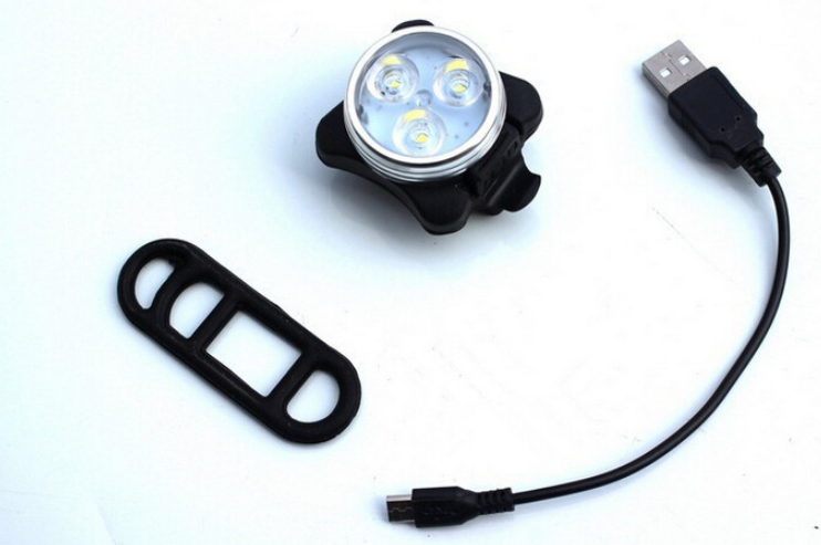 160lumen USB rechargeable red 3w Led bicycle rear light - Image 7