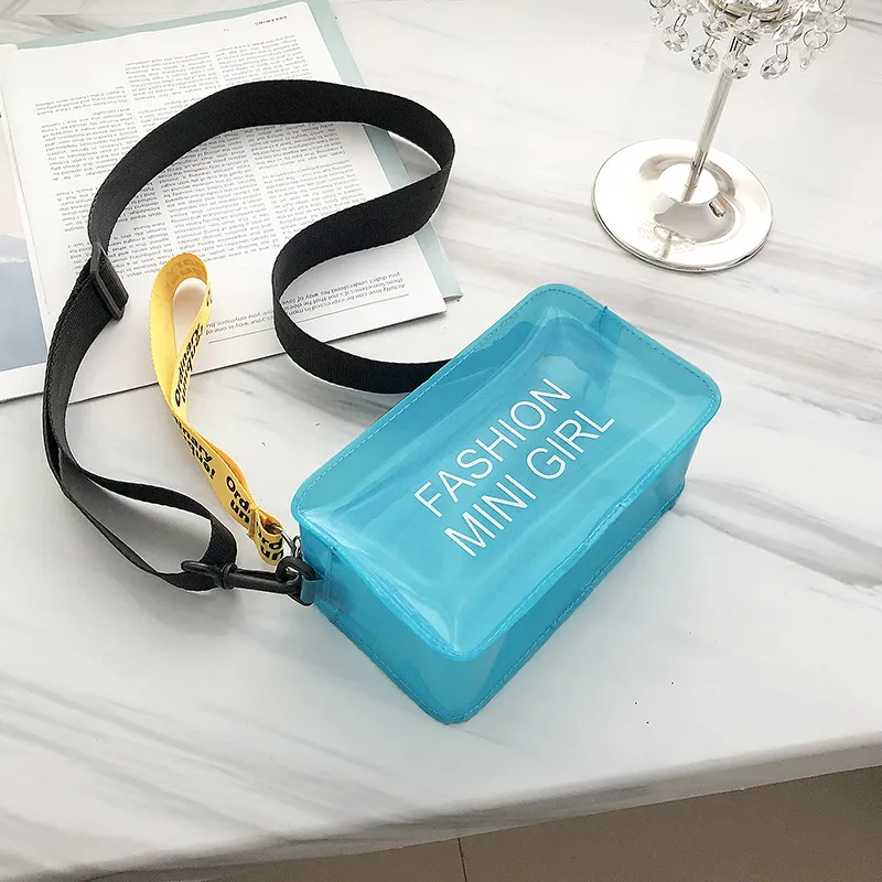 PVC packet jelly color - Blue