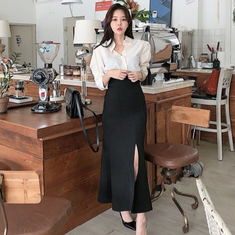 Mermaid skirt skirt suit