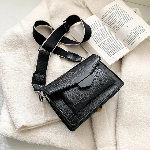 Premium Vintage Crossbody Bag Black - Shop at LoveMi