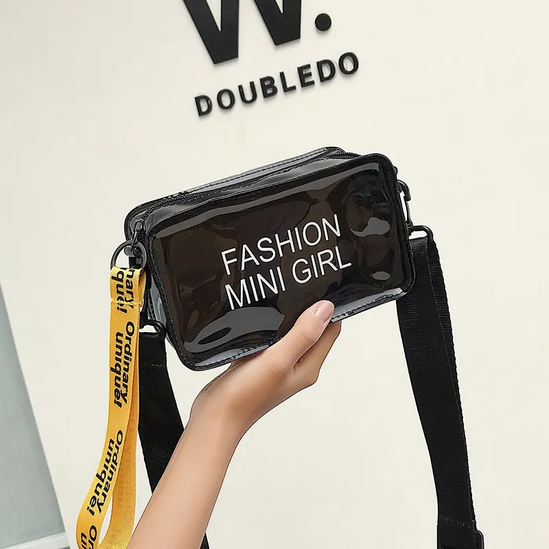 PVC packet jelly color - Black