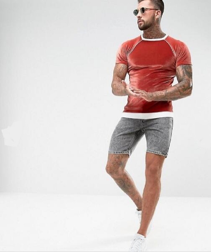 Velvet men's T-shirt