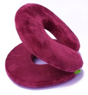 foldable travel pillow - Red