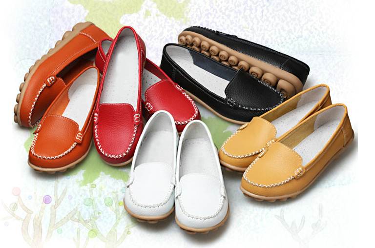 Women's wear comfortable and soft leather shoes